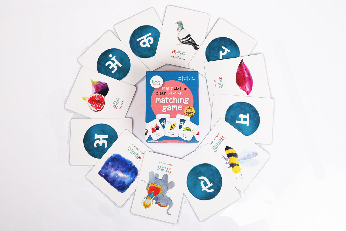 Akshar Olakh Matching Game